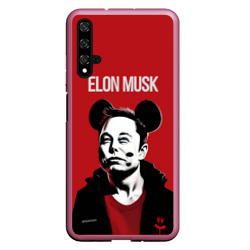 Чехол для Honor 20 Elon Musk в кофте с ушками