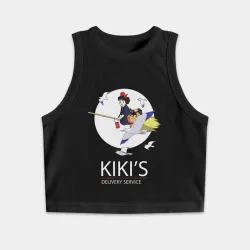Женская укороченная майка-топ хлопок Kiki and Jiji
