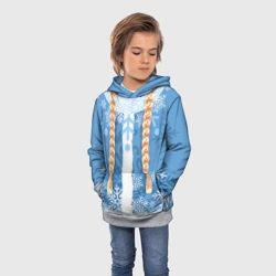 Детская толстовка 3D Снегурочка с косами - фото 2