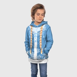 Детская толстовка 3D Снегурочка с косами - фото 2