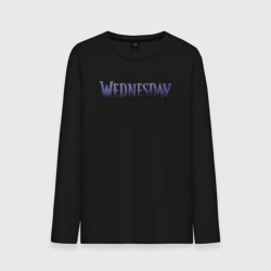 Мужской лонгслив хлопок Logotype Wednesday