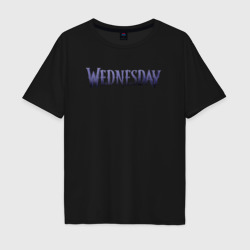 Мужская футболка хлопок Oversize Logotype Wednesday