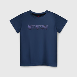 Детская футболка хлопок Logotype Wednesday