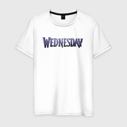 Мужская футболка хлопок Logotype Wednesday