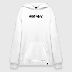 Худи SuperOversize хлопок Logo black Wednesday