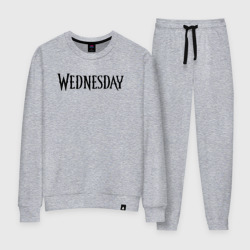 Женский костюм хлопок Logo black Wednesday