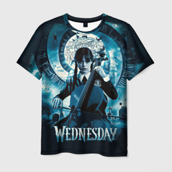 Мужская футболка 3D Wednesday addams 2022