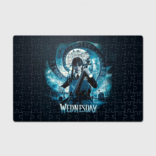 Головоломка Пазл магнитный 126 элементов Wednesday addams 2022
