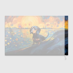 Флаг 3D Такса в силе Ван Гога - фото 2