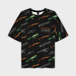 Мужская футболка oversize 3D Оружие - Modern Strike online