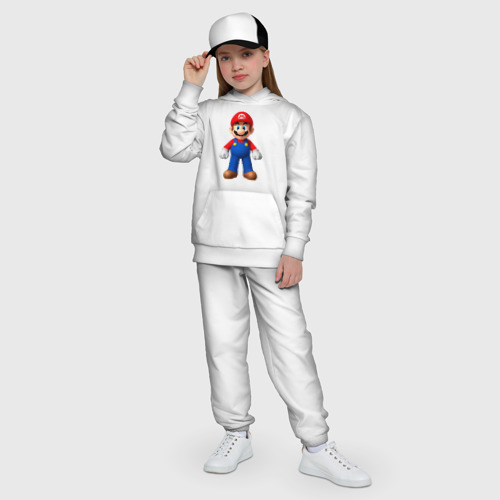 Детский костюм с толстовкой хлопок с принтом Марио в полный рост, фото #5