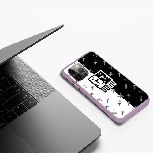 Чехол для iPhone 12 Pro Max с принтом Майнкрафт Гаст с инструментами, фото #5
