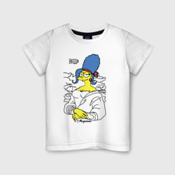 Детская футболка хлопок Margeconda - collaboration  Мардж Джоконда