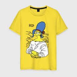 Мужская футболка хлопок Margeconda - collaboration  Мардж Джоконда