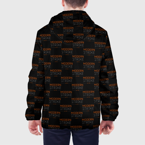 Мужская куртка 3D с принтом Pattern Modern Strike online, вид сзади #2