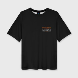 Женская футболка oversize 3D Logo Modern Strike online