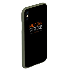 Чехол для iPhone XS Max матовый Логотип Modern Strike online - фото 2