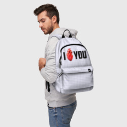 Рюкзак 3D I love you - сердце - фото 2