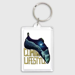 Брелок прямоугольный 35*50 Climbing lifestyle