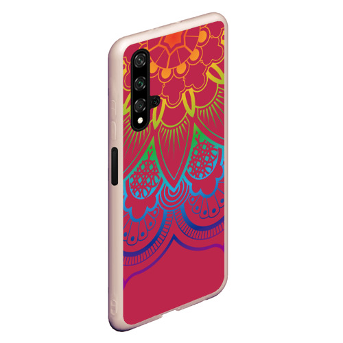 Чехол для Honor 20 Viva magenta mandala, цвет светло-розовый - фото 3