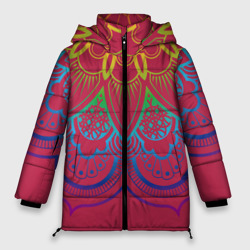 Женская зимняя куртка Oversize Viva magenta mandala