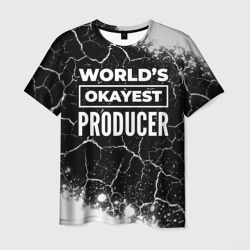 Мужская футболка 3D World's okayest producer - Dark