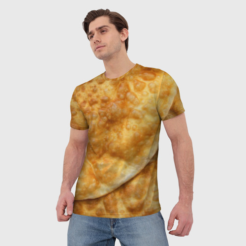 Мужская футболка 3D с принтом Чебуреки, фото на моделе #1