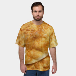 Мужская футболка oversize 3D Чебуреки - фото 2
