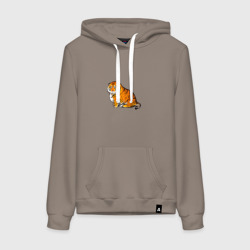 Женская толстовка хлопок Пухлый тигр