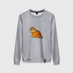 Женский свитшот хлопок Пухлый тигр