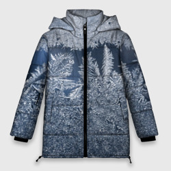 Женская зимняя куртка Oversize Морозный узор-10