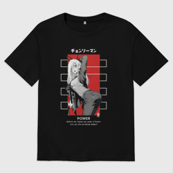 Мужская футболка хлопок Oversize Power демон