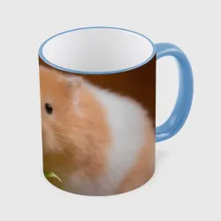 Кружка с полной запечаткой Хомяк ест