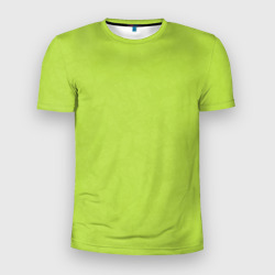 Мужская футболка 3D Slim Текстурированный ярко зеленый салатовый
