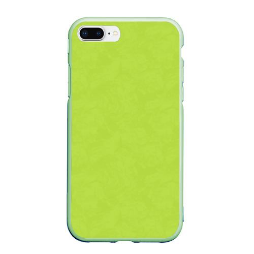 Чехол для iPhone 7Plus/8 Plus матовый Текстурированный ярко зеленый салатовый