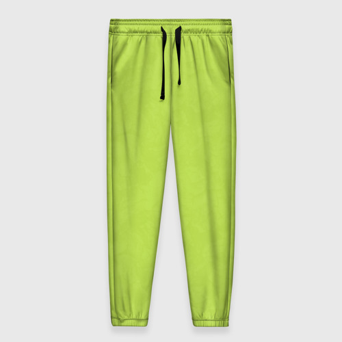Женские брюки 3D Текстурированный ярко зеленый салатовый, цвет 3D печать