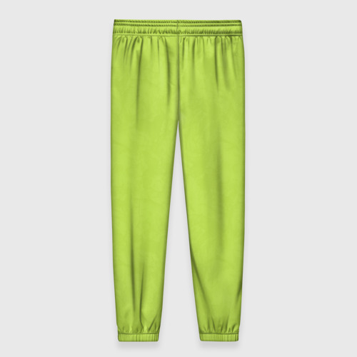 Женские брюки 3D Текстурированный ярко зеленый салатовый, цвет 3D печать - фото 2