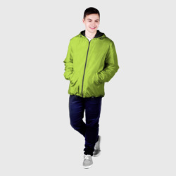 Мужская куртка 3D Текстурированный ярко зеленый салатовый - фото 2