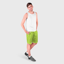 Мужские шорты 3D Текстурированный ярко зеленый салатовый - фото 2