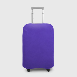 Яркий сиреневый с пятнами текстурированными – Чехол для чемодана 3D с принтом купить