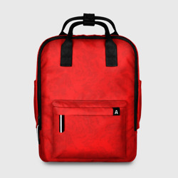 Женский рюкзак 3D Ярко красный с текстурой мрамора
