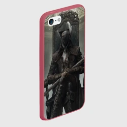 Чехол для iPhone 5/5S матовый Bloodborne охотник - фото 2