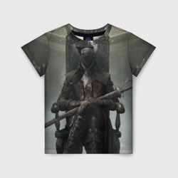 Детская футболка 3D Bloodborne охотник