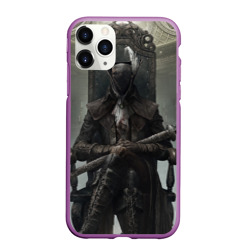 Чехол для iPhone 11 Pro Max матовый Bloodborne охотник