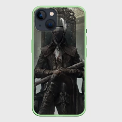 Чехол для iPhone 14 Bloodborne охотник