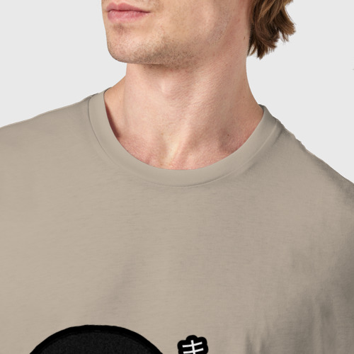 Мужская футболка хлопок Нагаторо из манги японская надпись, цвет миндальный - фото 6