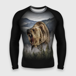 Медведь - дух тайги – Рашгард с принтом купить