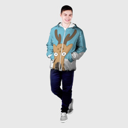 Мужская куртка 3D Олень Джерри - фото 2
