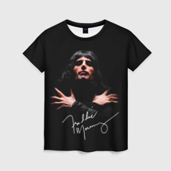 Фредди Меркьюри рок – Женская футболка 3D с принтом купить со скидкой в -26%