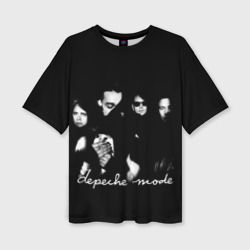 Женская футболка oversize 3D Depeche Mode shoot